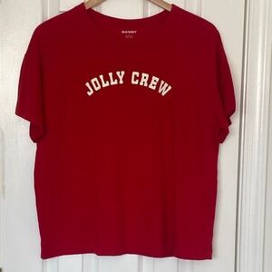Old Navy Red Graphic Tee